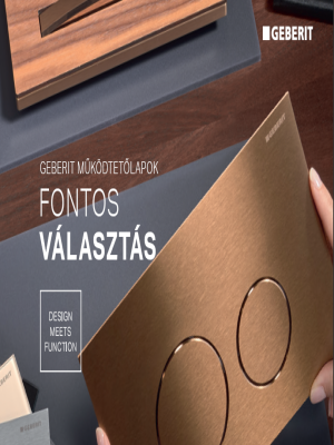 Fontos választás - Geberit működtetőlapok Fontos választás - Geberit működtetőlapok