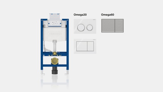 Geberit Omega öblítési rendszer