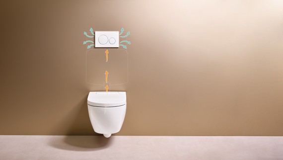 Szagelszívás Geberit DuoFresh-sel a fürdőszoba friss levegőjéért