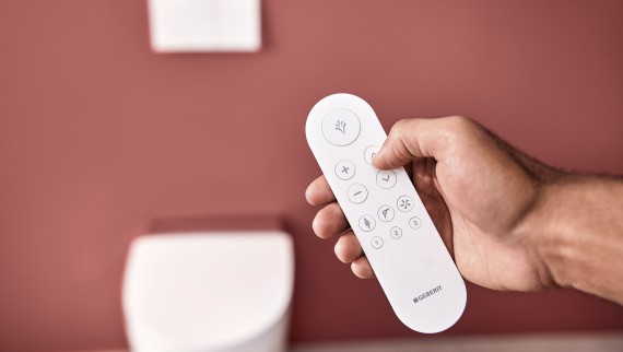 Távirányító a Geberit AquaClean Mera higiéniai berendezéshez