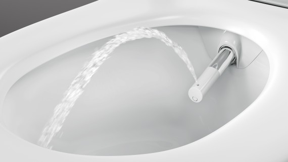 Geberit AquaClean Sela WhirlSpray zuhanysugárral