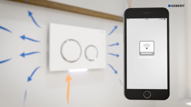 Geberit DuoFresh vezérlése alkalmazáson keresztül