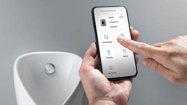 Geberit Control App - eszköz áttekintése