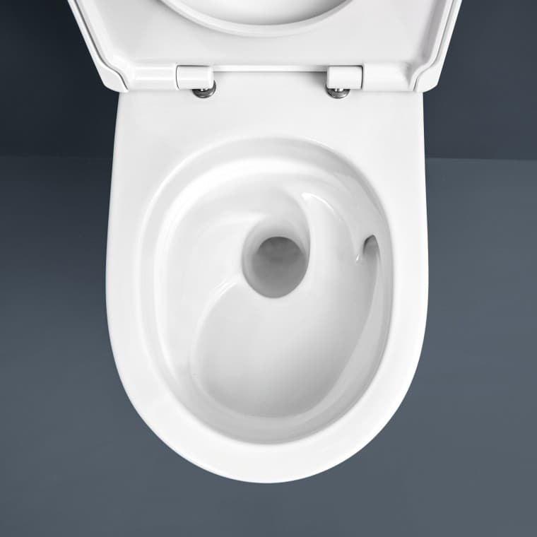 Geberit Selnova TurboFlush technológia optimalizált hidraulikával Geberit Selnova TurboFlush technológia optimalizált hidraulikával