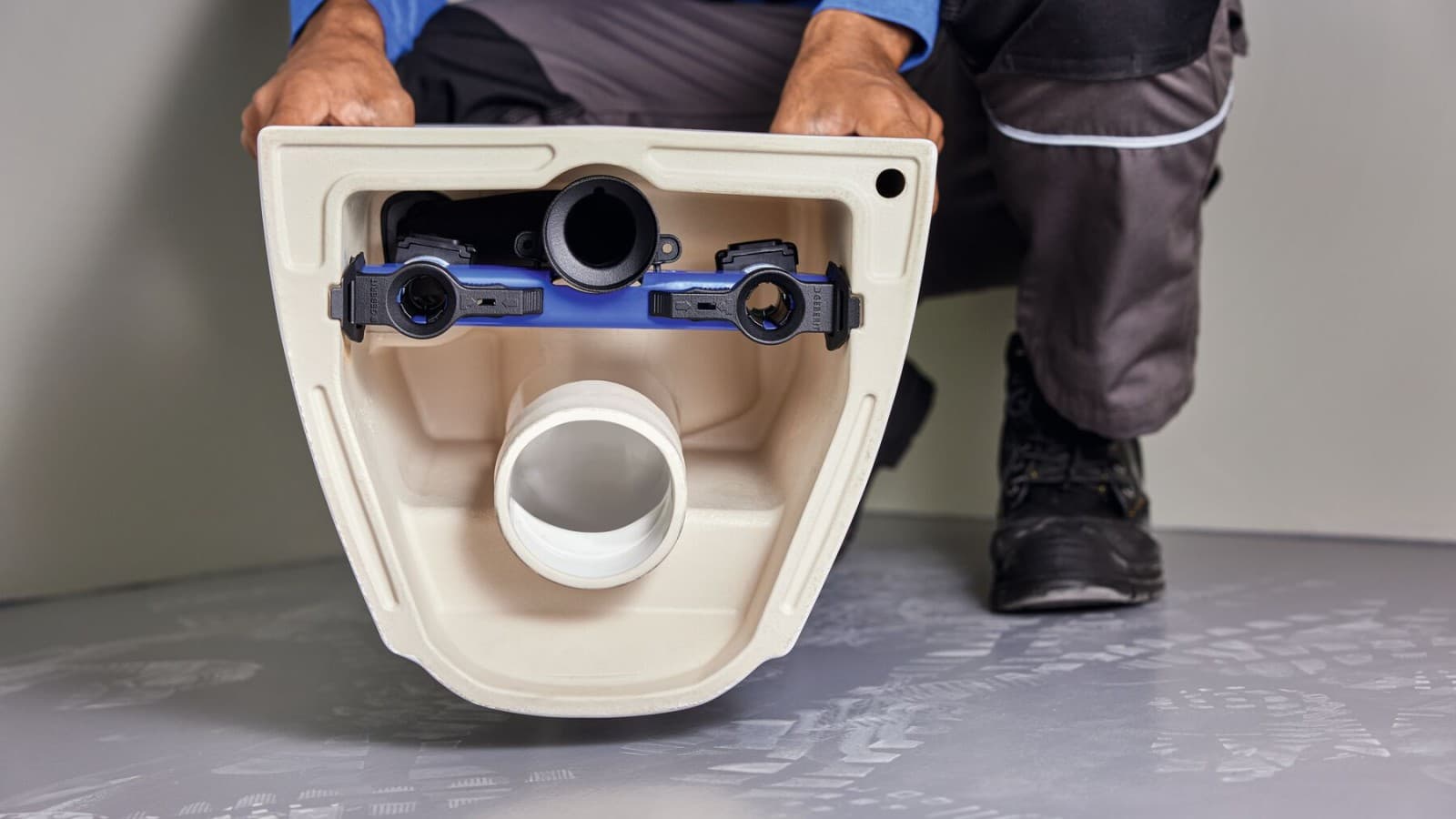 Előre beszerelt tartóelem Acanto fali WC-n Előre beszerelt tartóelem Acanto fali WC-n