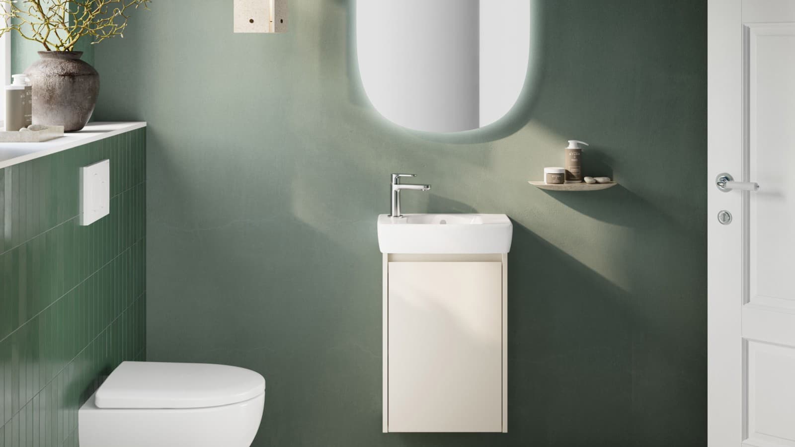 A Geberit Selnova Compact sorozat kompakt fürdőszobabútorai A Geberit Selnova Compact sorozat kompakt fürdőszobabútorai