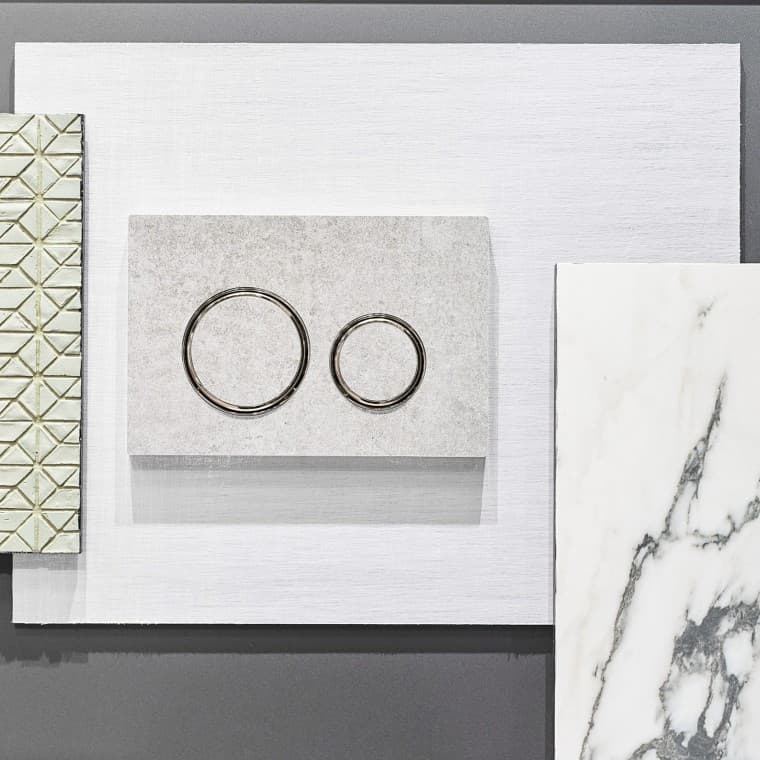 Sigma21 betonhatású működtetőlap krómozott kivitelű gyűrűkkel Sigma21 betonhatású működtetőlap krómozott kivitelű gyűrűkkel