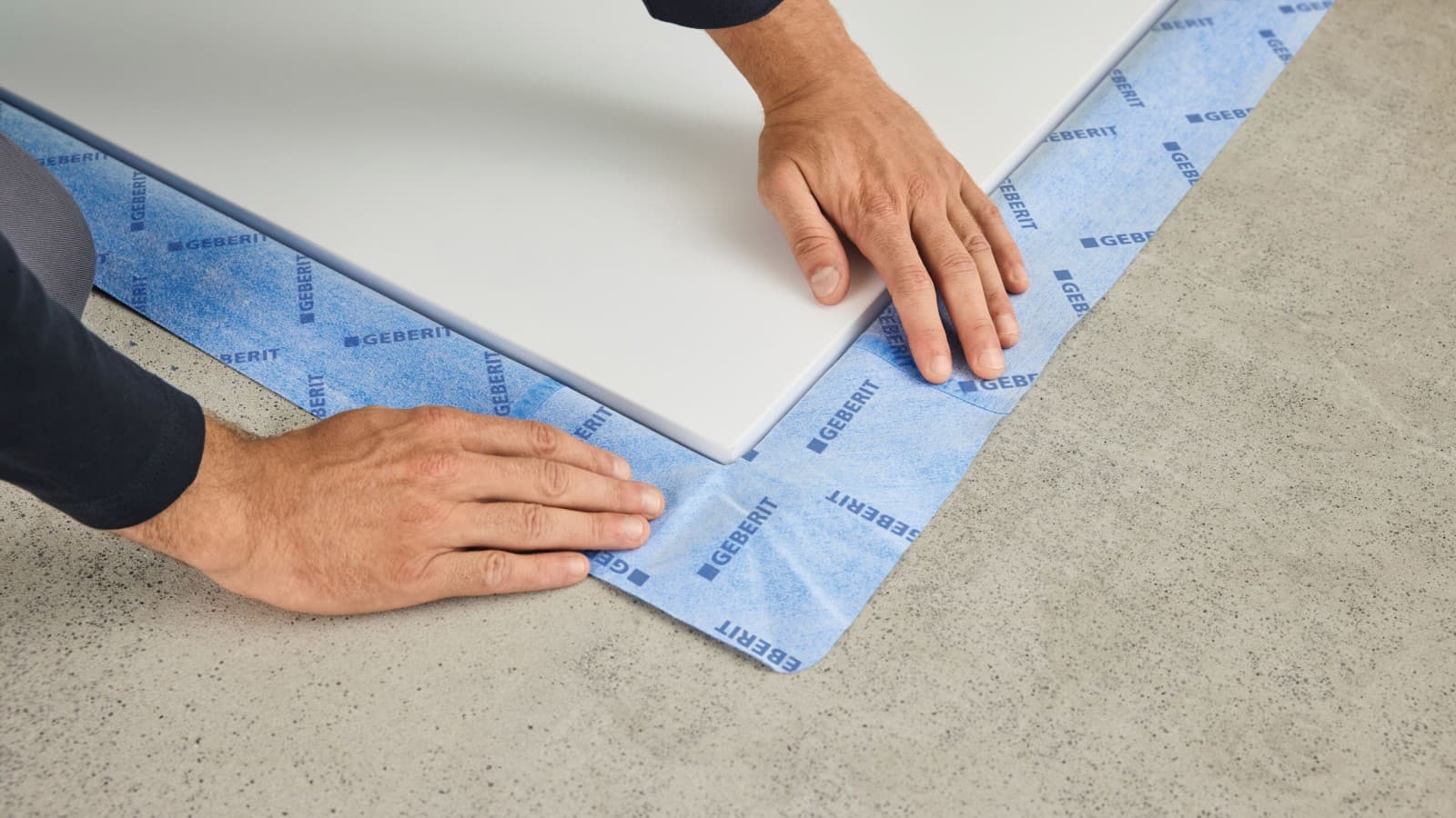 Szigetelés a CleanFloor30 zuhanyfelület esetében Szigetelés a CleanFloor30 zuhanyfelület esetében