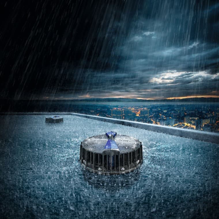 Aktív esővízelvezetés Geberit Pluvia-val Aktív esővízelvezetés Geberit Pluvia-val