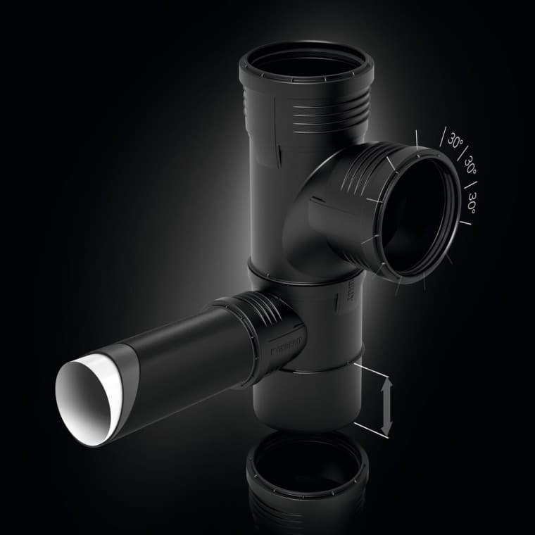 Geberit Silent-PP speciális szerelvény Geberit Silent-PP speciális szerelvény