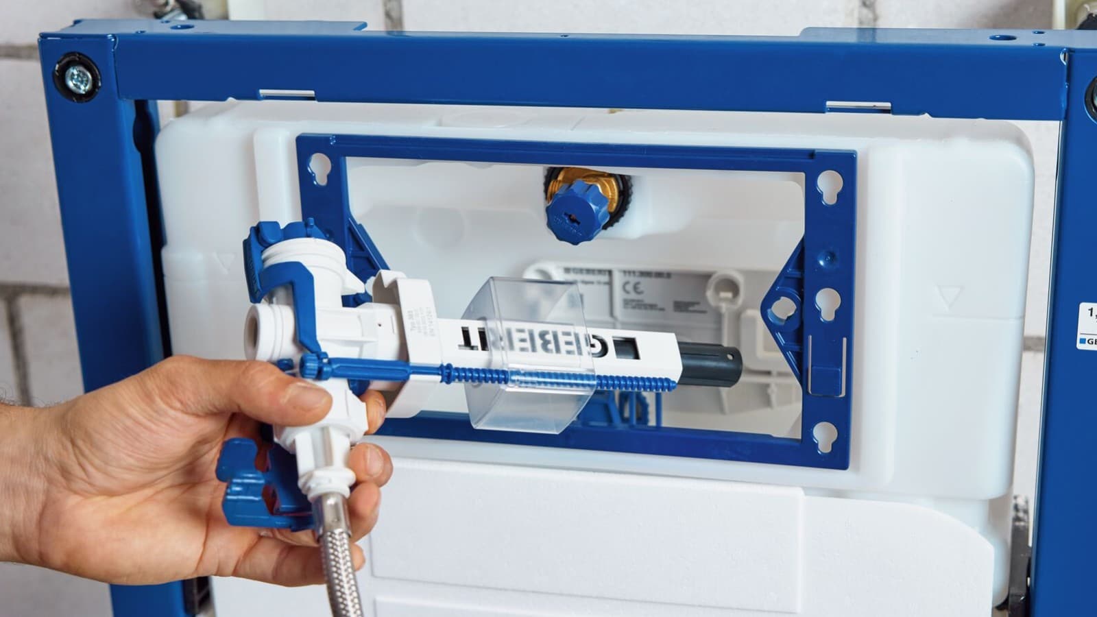 Geberit DuoFix és Geberit 383-as típusú töltőszelep öblítőtartályhoz Geberit DuoFix és Geberit 383-as típusú töltőszelep öblítőtartályhoz