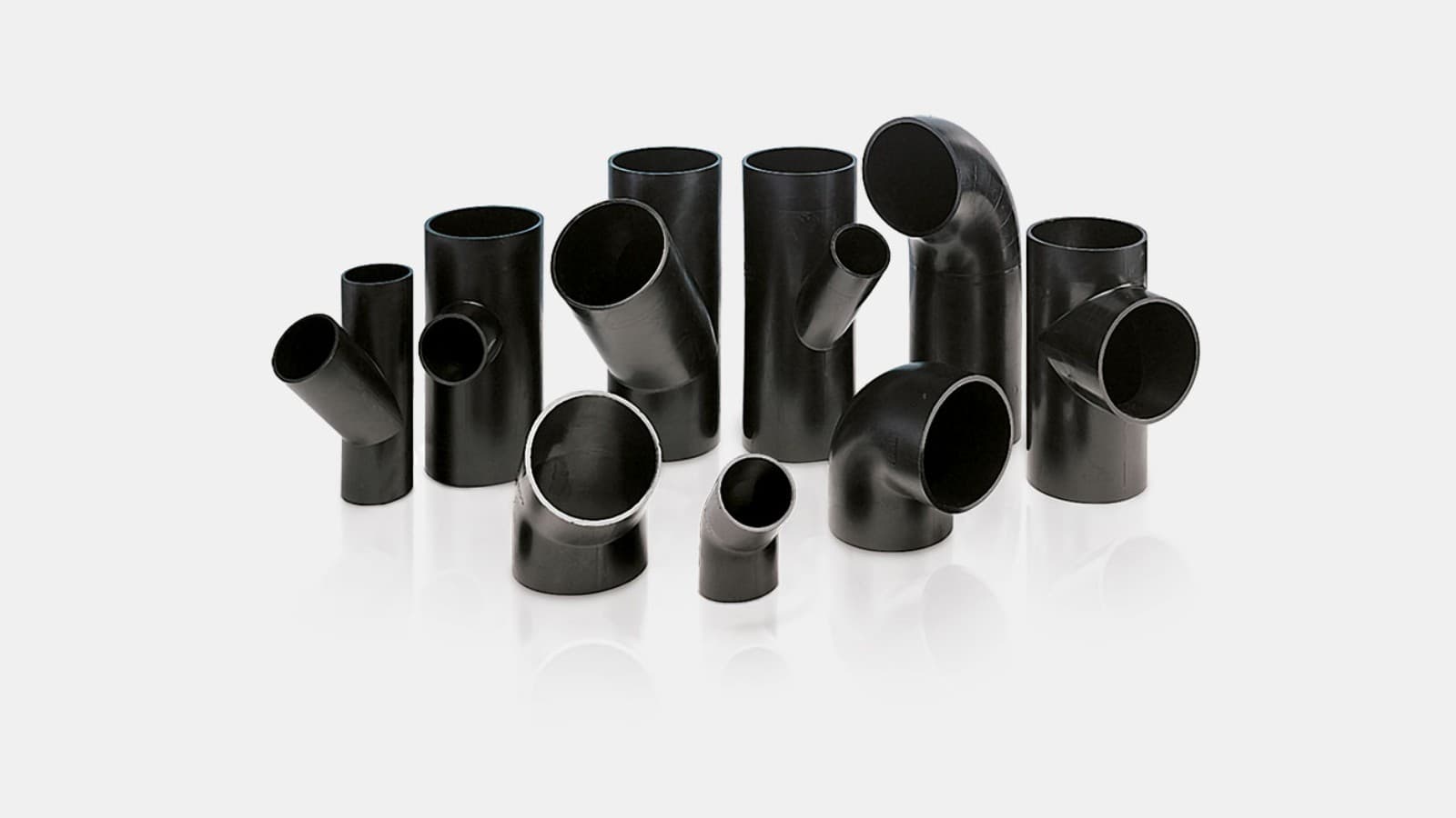 A Geberit PE vízelvezető rendszer idomai A Geberit PE vízelvezető rendszer idomai