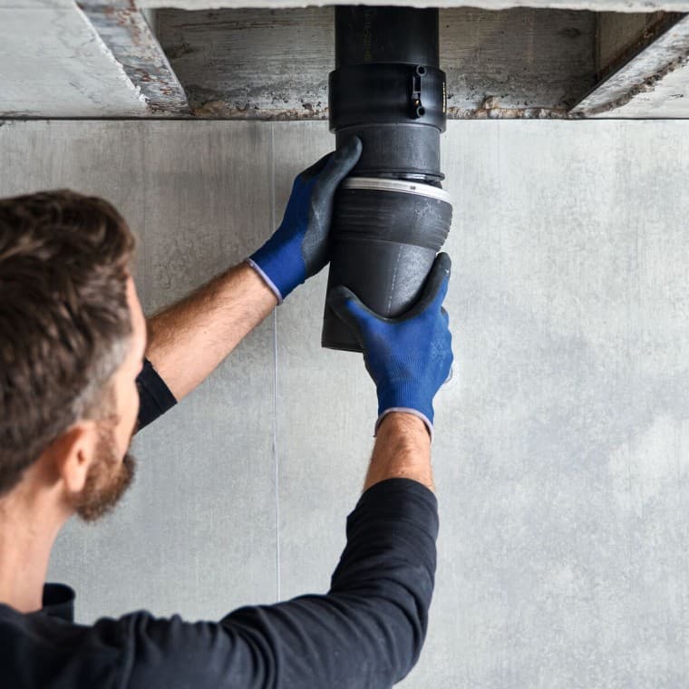 Geberit Silent-db20 Offset idom beépítése Geberit Silent-db20 Offset idom beépítése