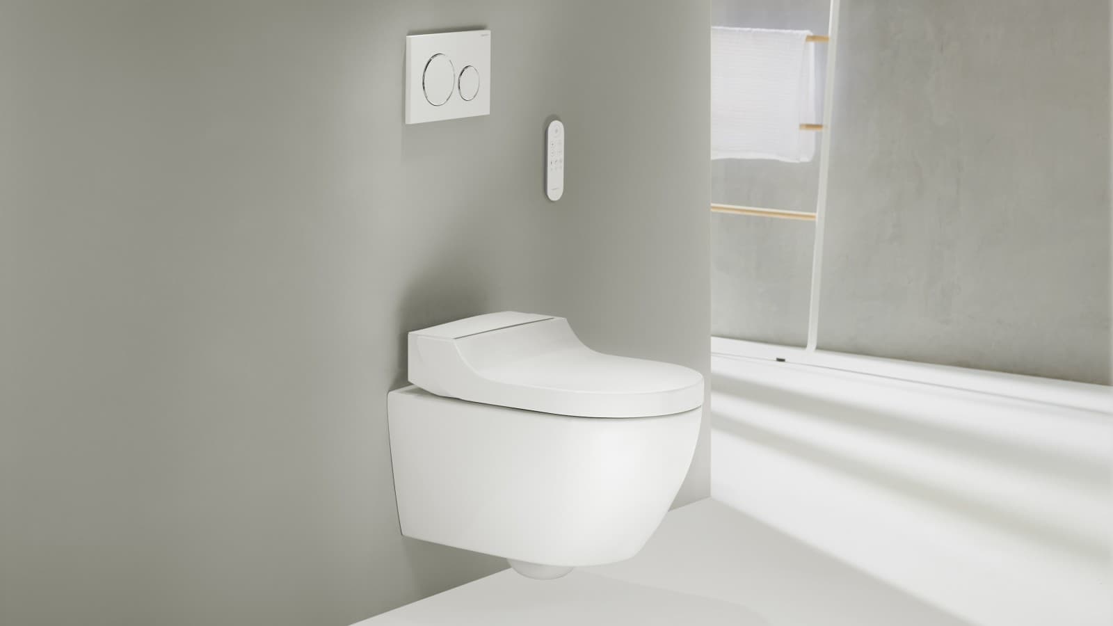 Geberit AquaClean Tuma Comfort Sigma20 működtetőlappal Geberit AquaClean Tuma Comfort Sigma20 működtetőlappal