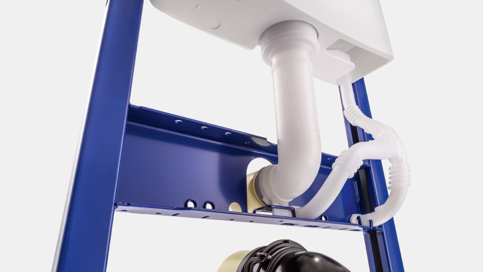 Geberit Duofix Omega falsík alatti öblítőtartállyal, védőcsővel a vízcsatlakozáshoz Geberit Duofix Omega falsík alatti öblítőtartállyal, védőcsővel a vízcsatlakozáshoz