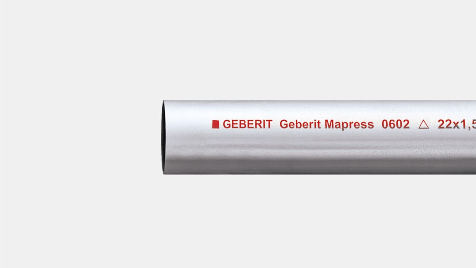 Geberit Mapress szénacél rendszercső, kívül horganyzott Geberit Mapress szénacél rendszercső, kívül horganyzott