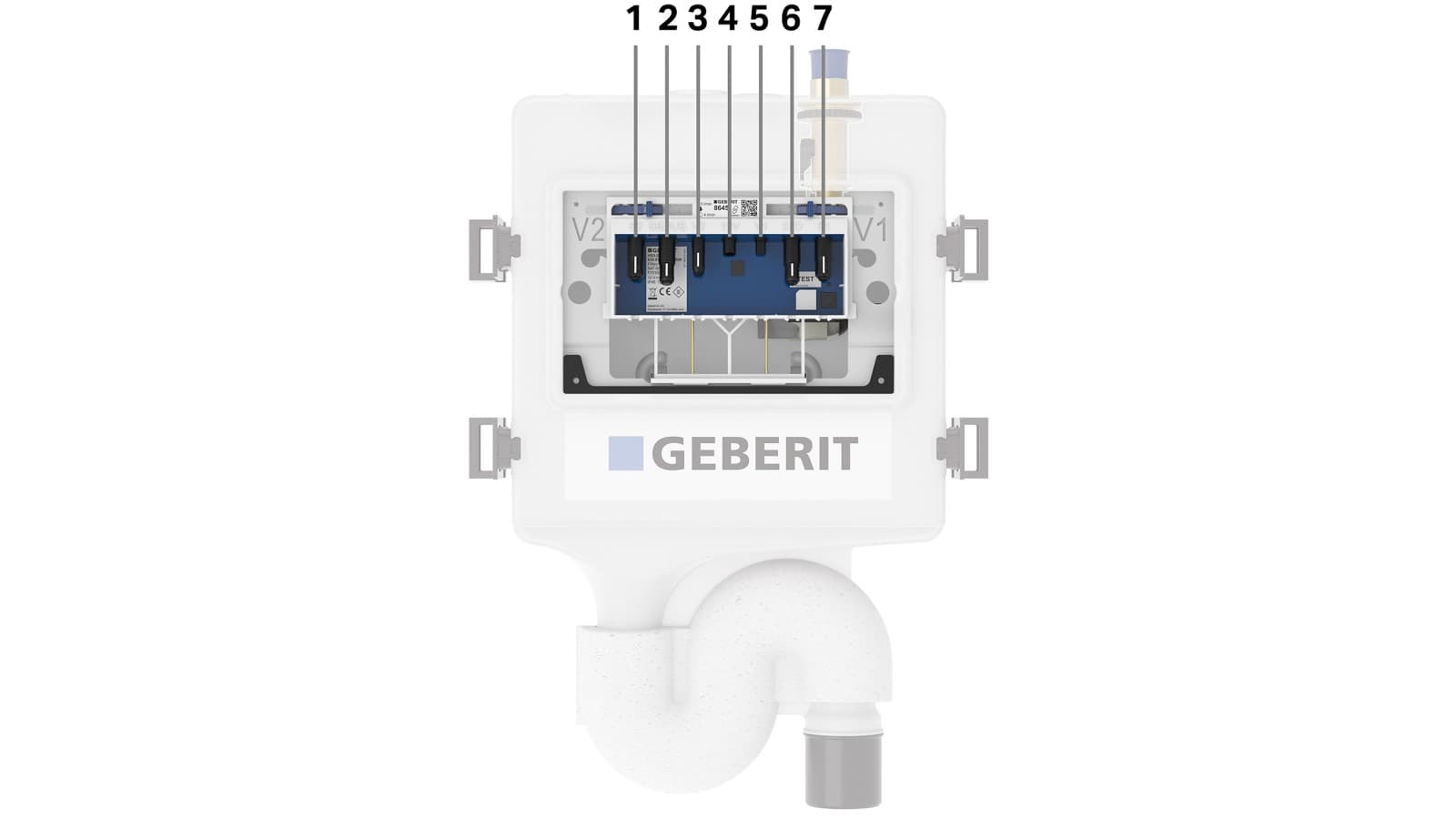 Geberit HS50 higiéniai öblítőberendezés (© Geberit) Geberit HS50 higiéniai öblítőberendezés (© Geberit)
